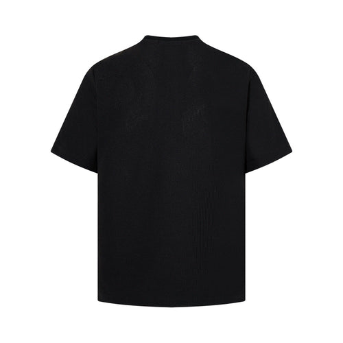 Abstract pattern printed short sleeved t-shirt